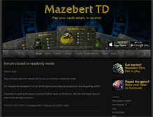 Tablet Screenshot of mazebert.com